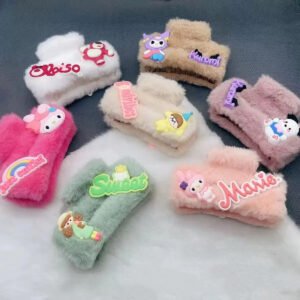 hair-claw cross border new plush square hair claw, cute cartoon shark clip for women, back hair holder accessory