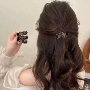 hair-claw cute fluffy big strawberry bear hair claw, cartoon hair clip for women, sweet winter shark clip hair accessory