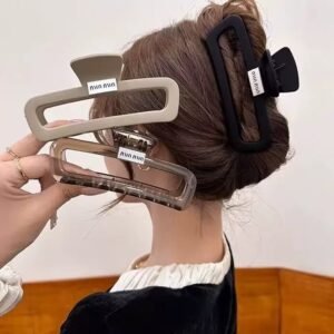 hair-claw cute fluffy big strawberry bear hair claw, cartoon hair clip for women, sweet winter shark clip hair accessory